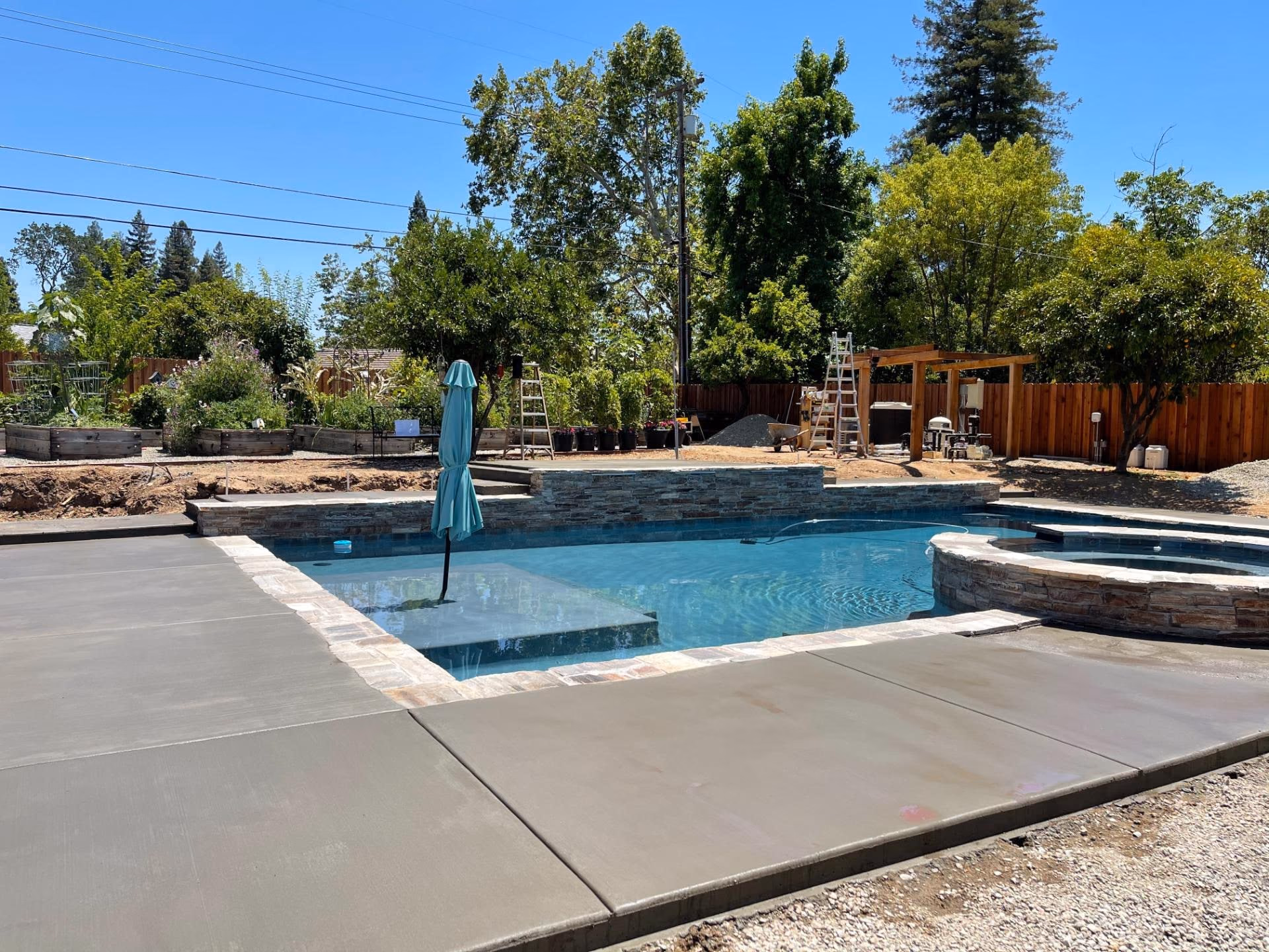 Concrete Pool Decks project by CA Pro Concrete in Sacramento