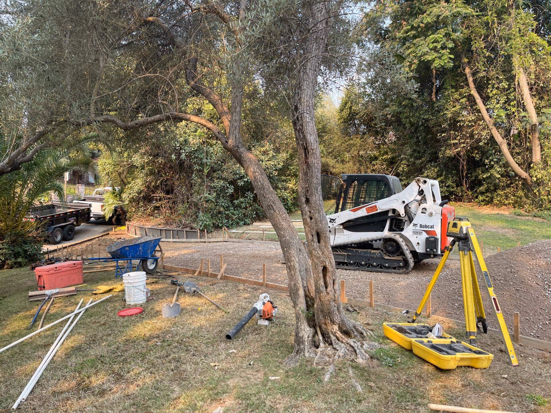 Digging & Grading project by CA Pro Concrete in Sacramento