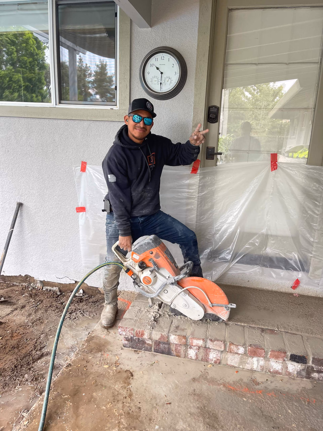 Concrete demolition and removal by CA Pro Concrete