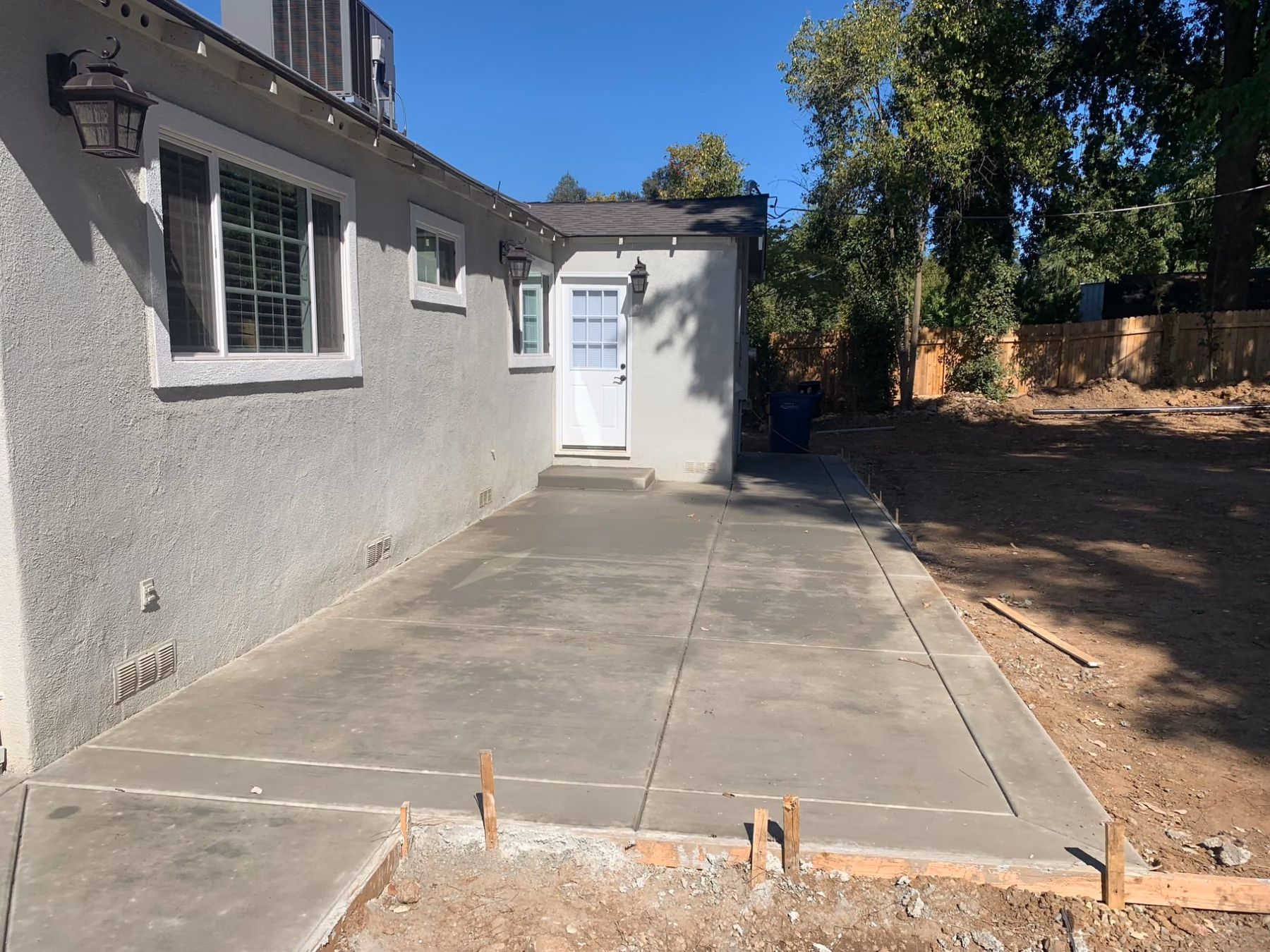 Concrete driveway installed by CA Pro Concrete