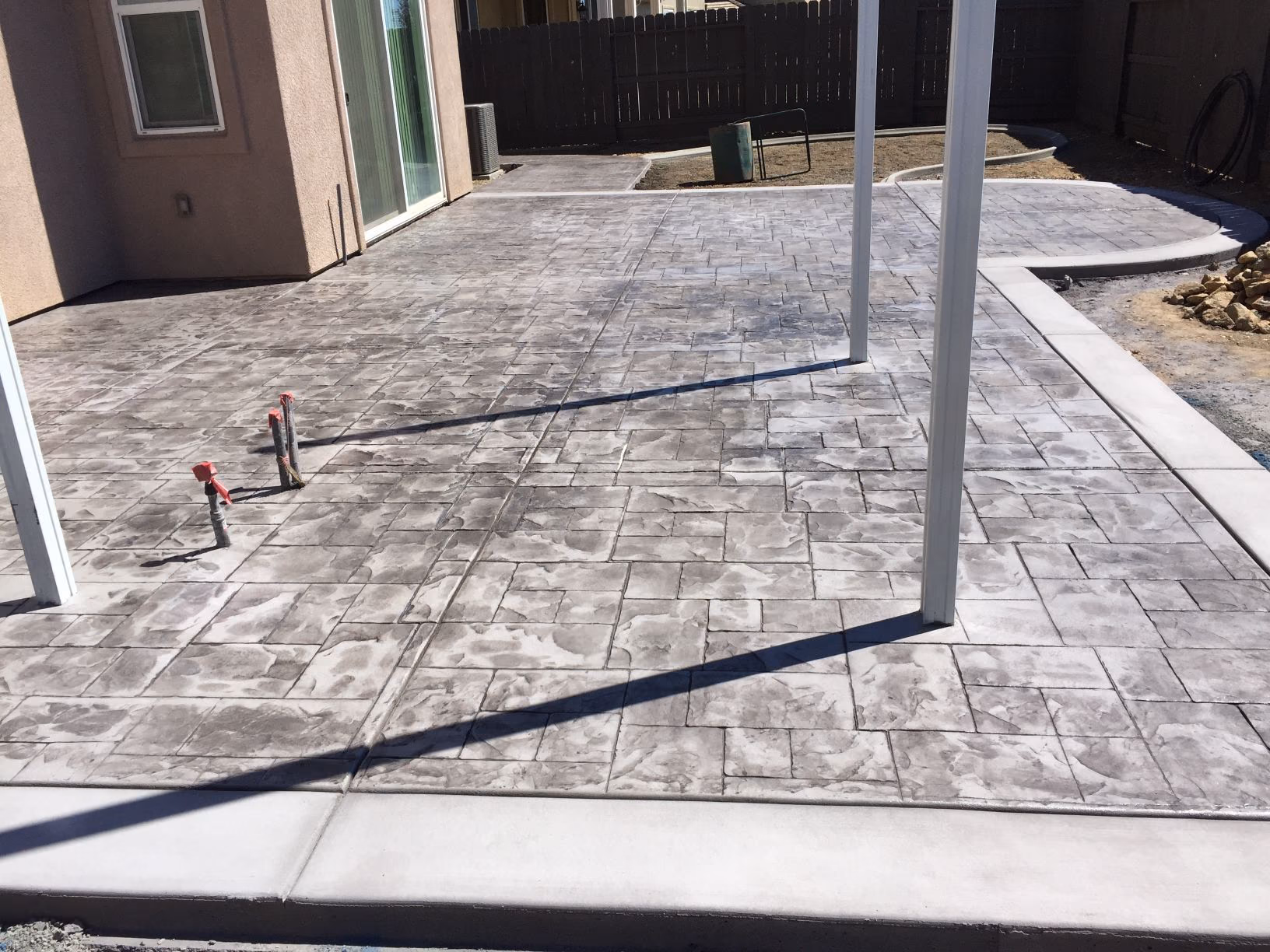Concrete driveway installed by CA Pro Concrete