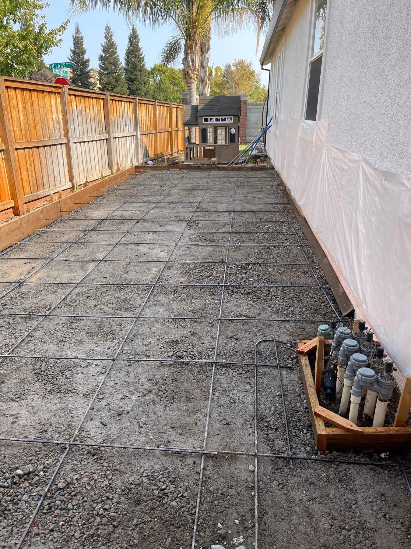Concrete driveway installed by CA Pro Concrete