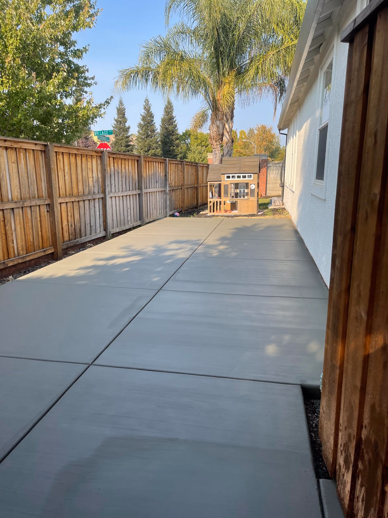 Concrete driveway installed by CA Pro Concrete