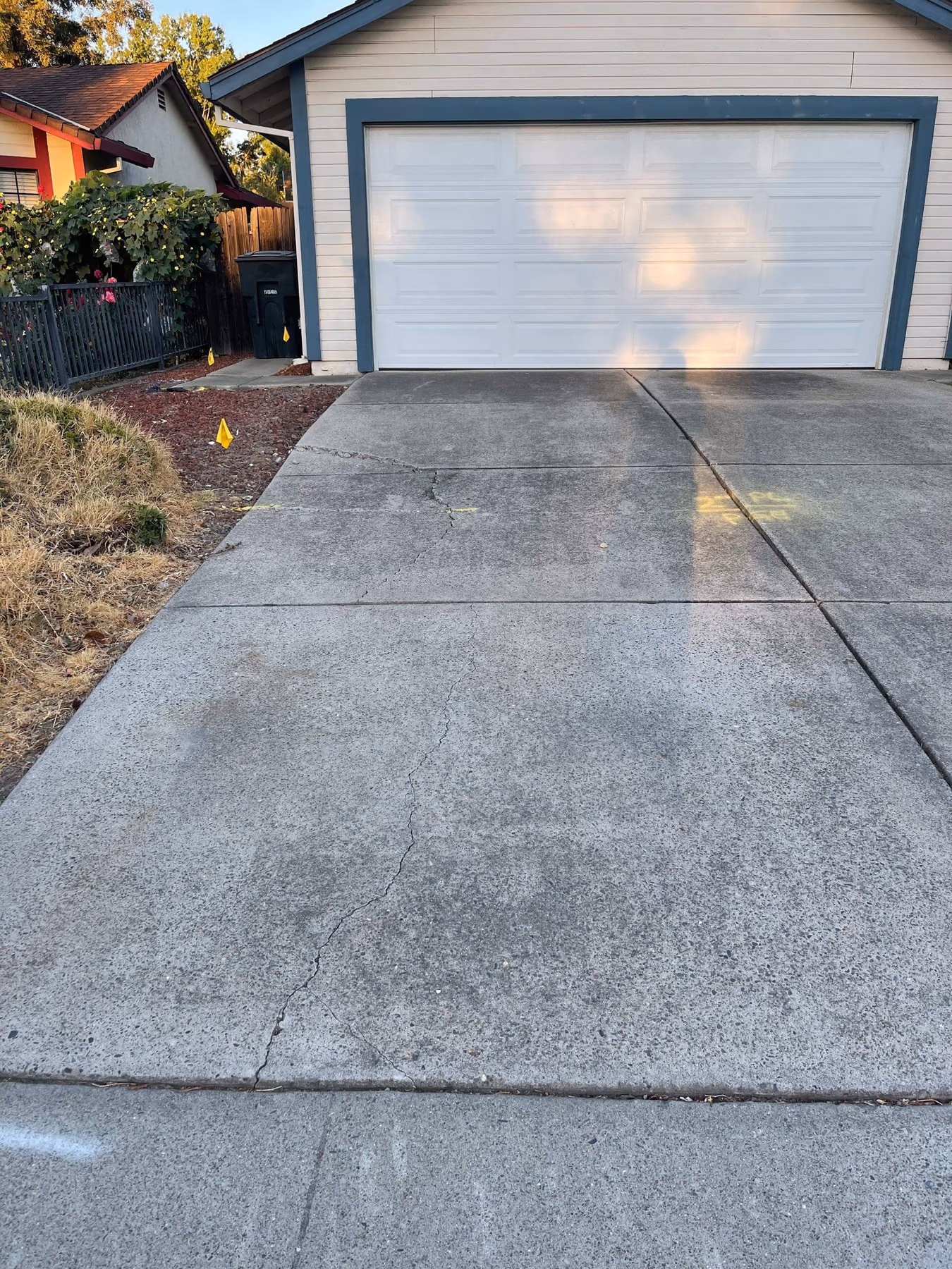 Concrete driveway installed by CA Pro Concrete