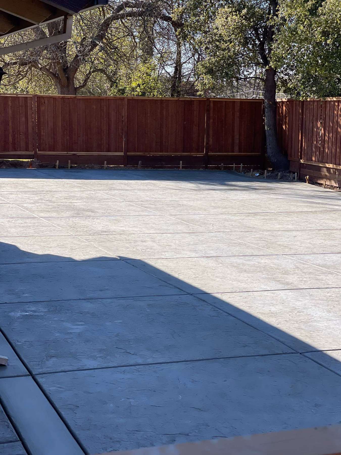 Concrete driveway installed by CA Pro Concrete