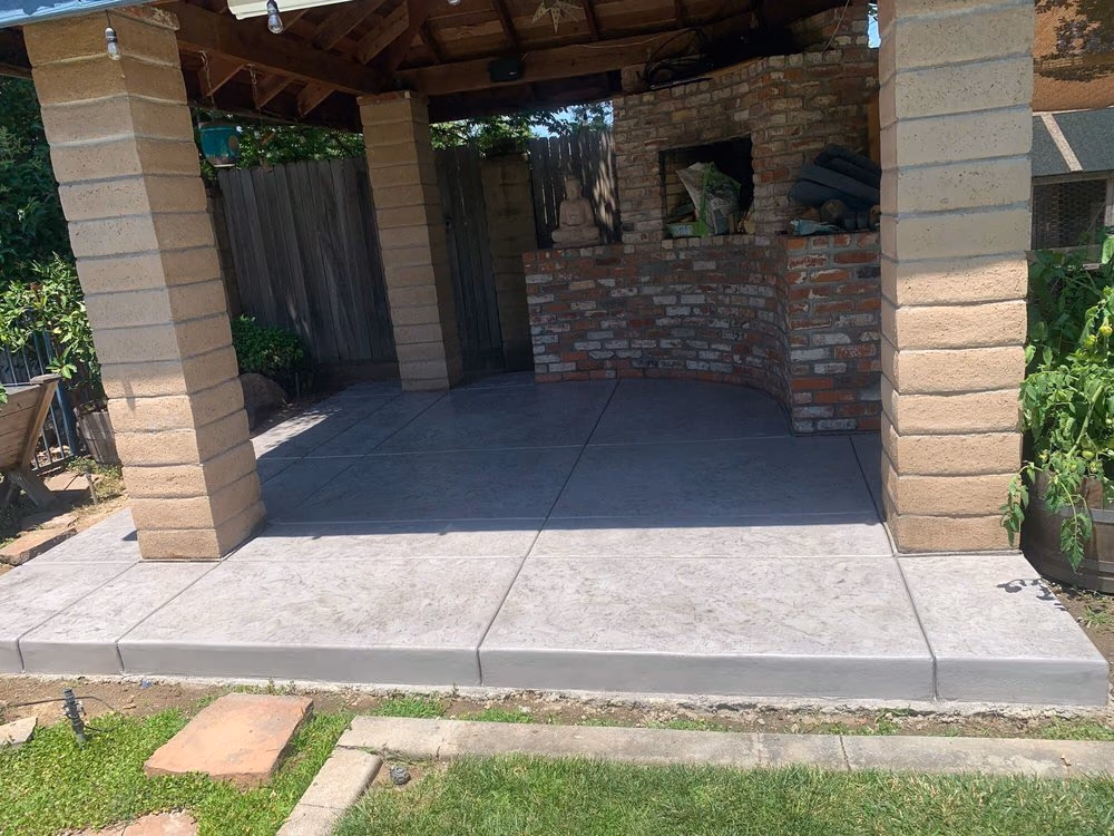 Concrete driveway installed by CA Pro Concrete