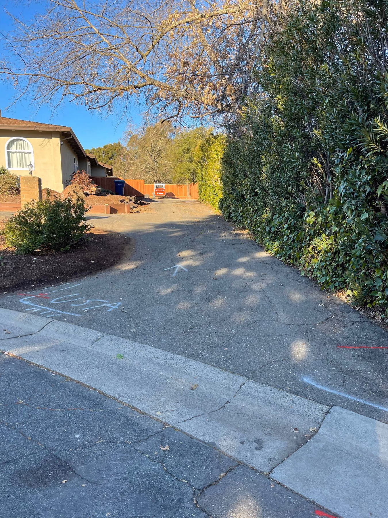 Concrete walkway installed by CA Pro Concrete