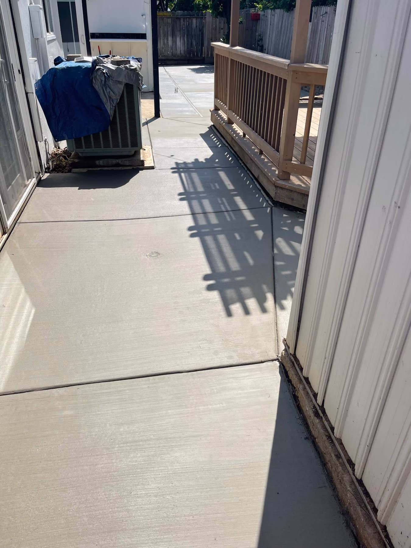 Concrete slab poured by CA Pro Concrete