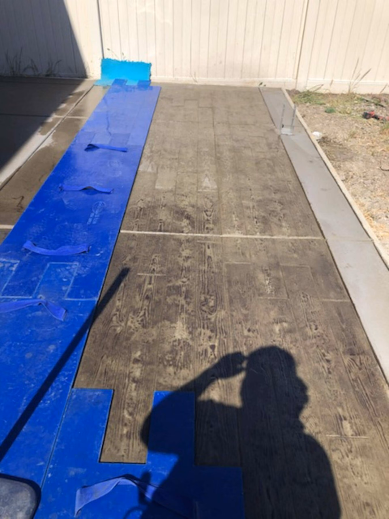 Concrete slab poured by CA Pro Concrete