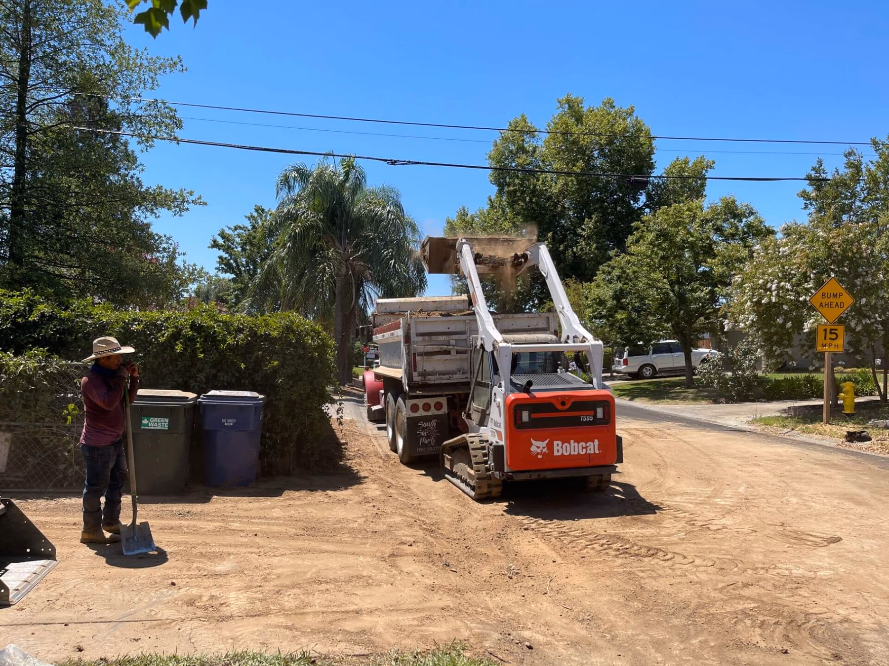 Excavation and grading by CA Pro Concrete