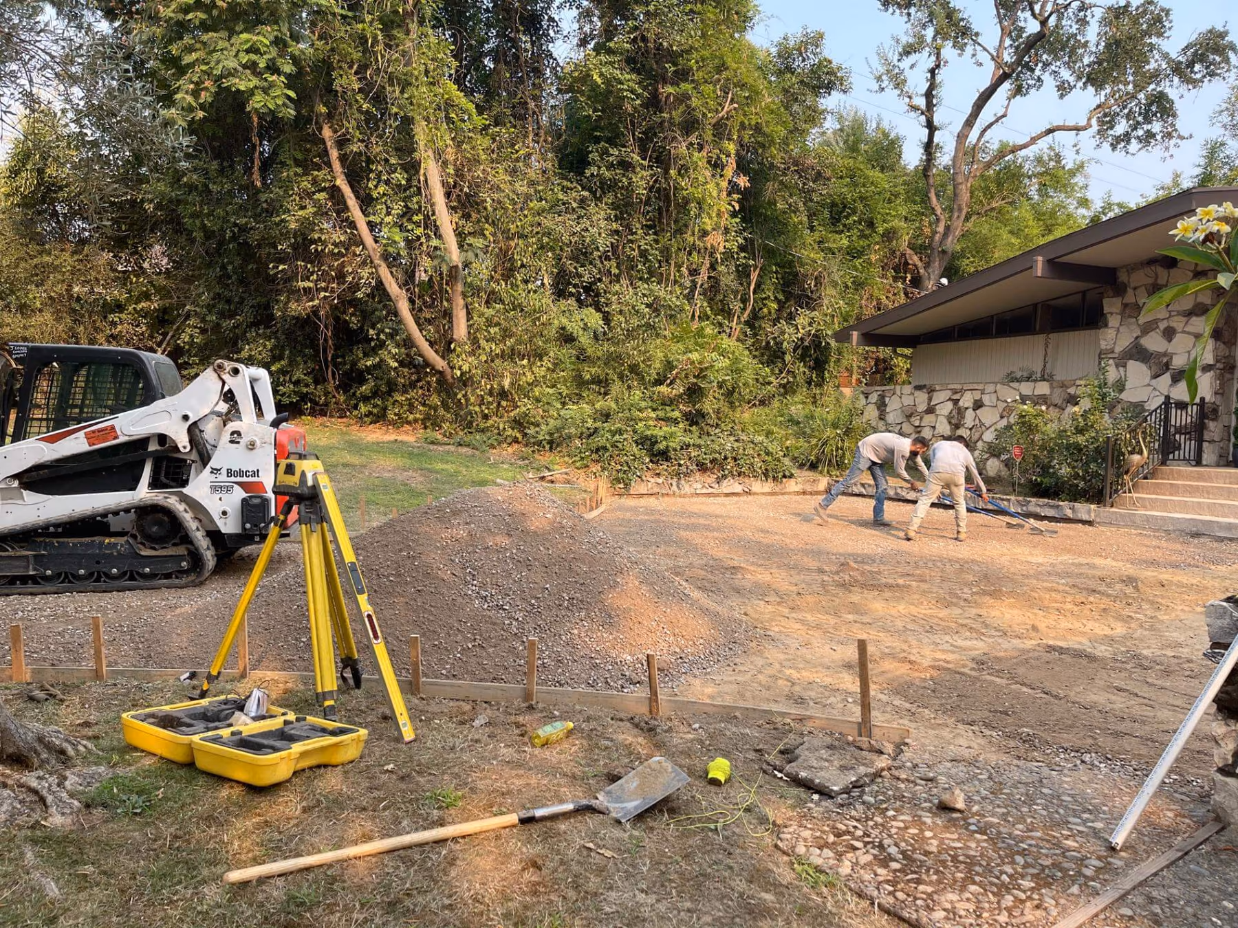 Excavation and grading by CA Pro Concrete